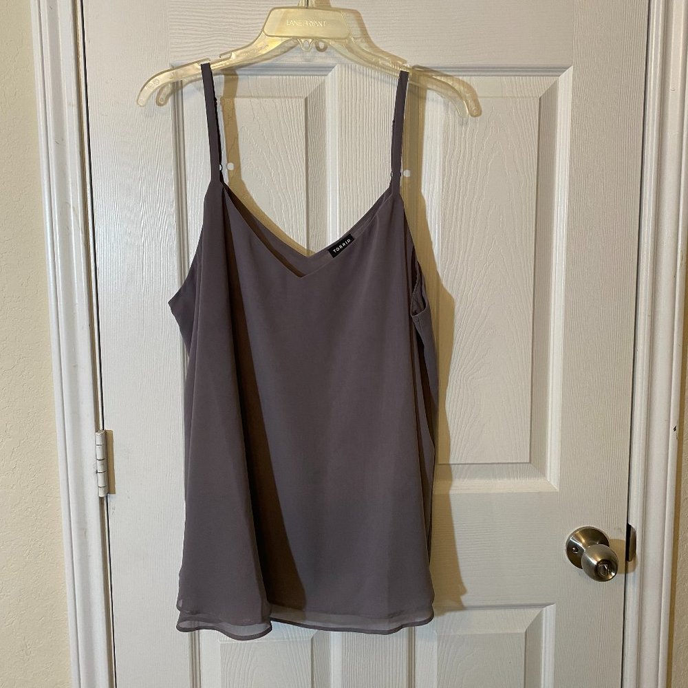 TORRID Gray Swing Cami